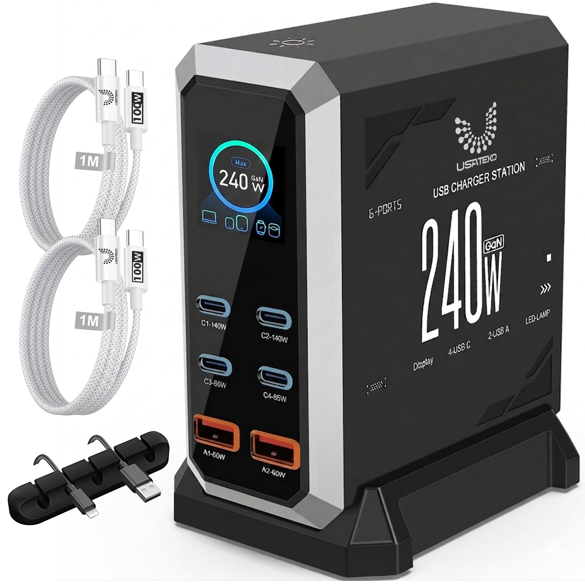 USATEKO 240W GaN Charging Station